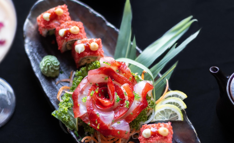 Valentine's Day sushi 